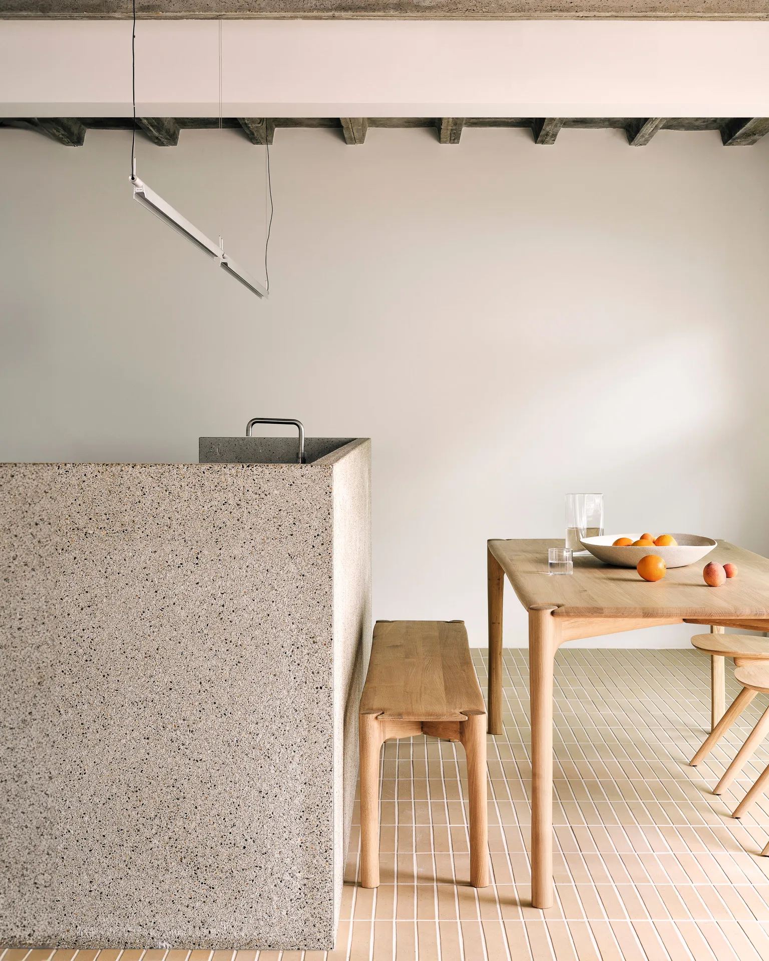 PI benk 126 x 35 cm, Eik Ethnicraft