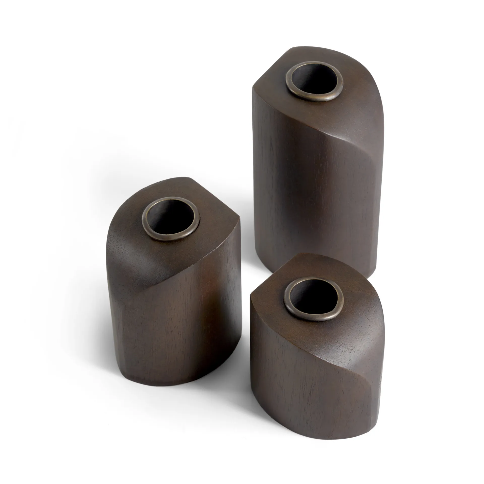 PI lysholder 3 deler, Mørkebrunbeiset mahogny Ethnicraft