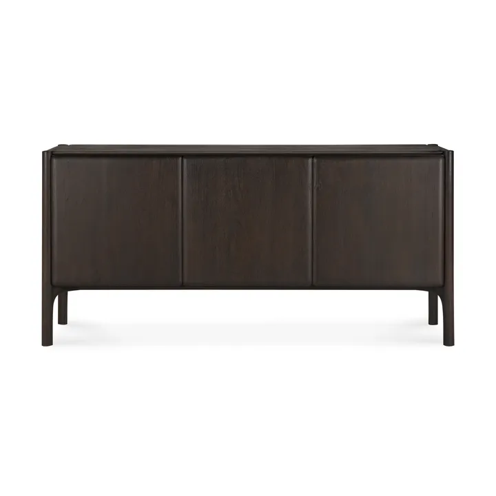 PI Sideboard - Teak dark brown, 3 dører - Ethnicraft