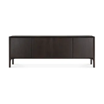 PI Sideboard - Teak dark brown, 4 dører - Ethnicraft