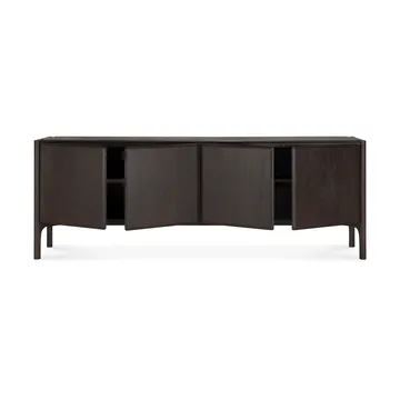 PI Sideboard - Teak dark brown, 4 dører - Ethnicraft