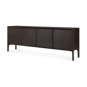 PI Sideboard - Teak dark brown, 4 dører - Ethnicraft