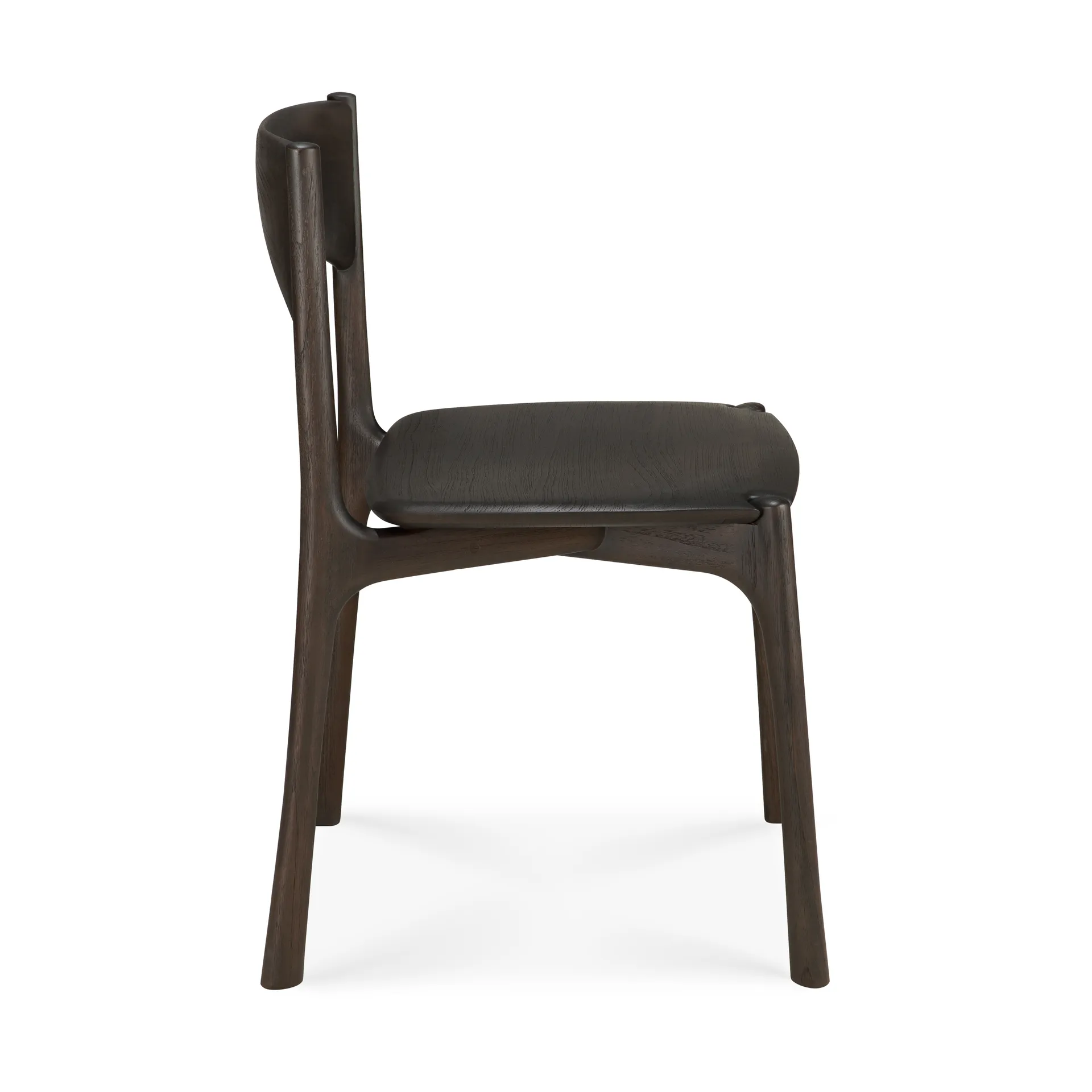 PI stol, Dark brown teak Ethnicraft