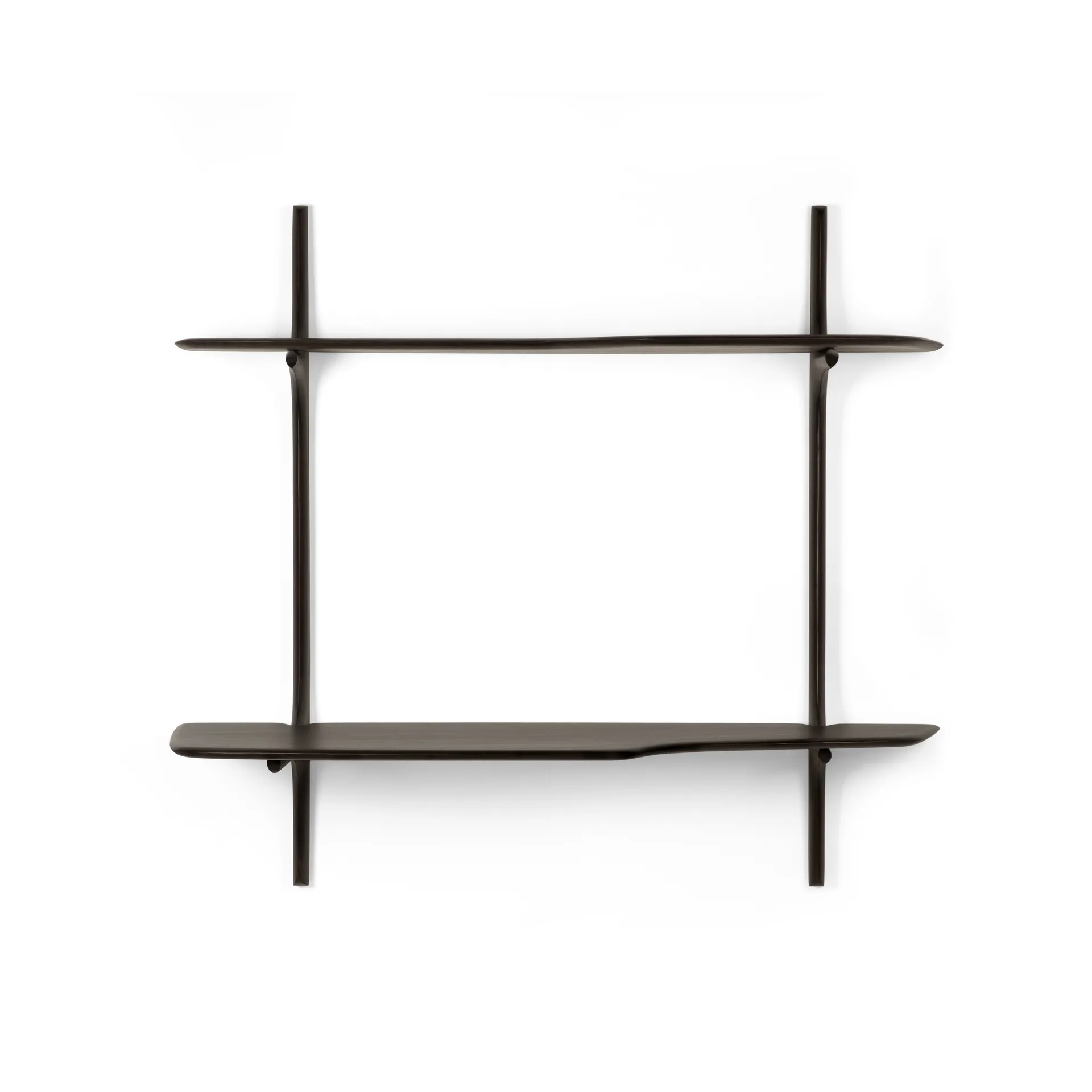 PI veggmontert skrivebord, Dark brown mahogny, 140x48 cm Ethnicraft