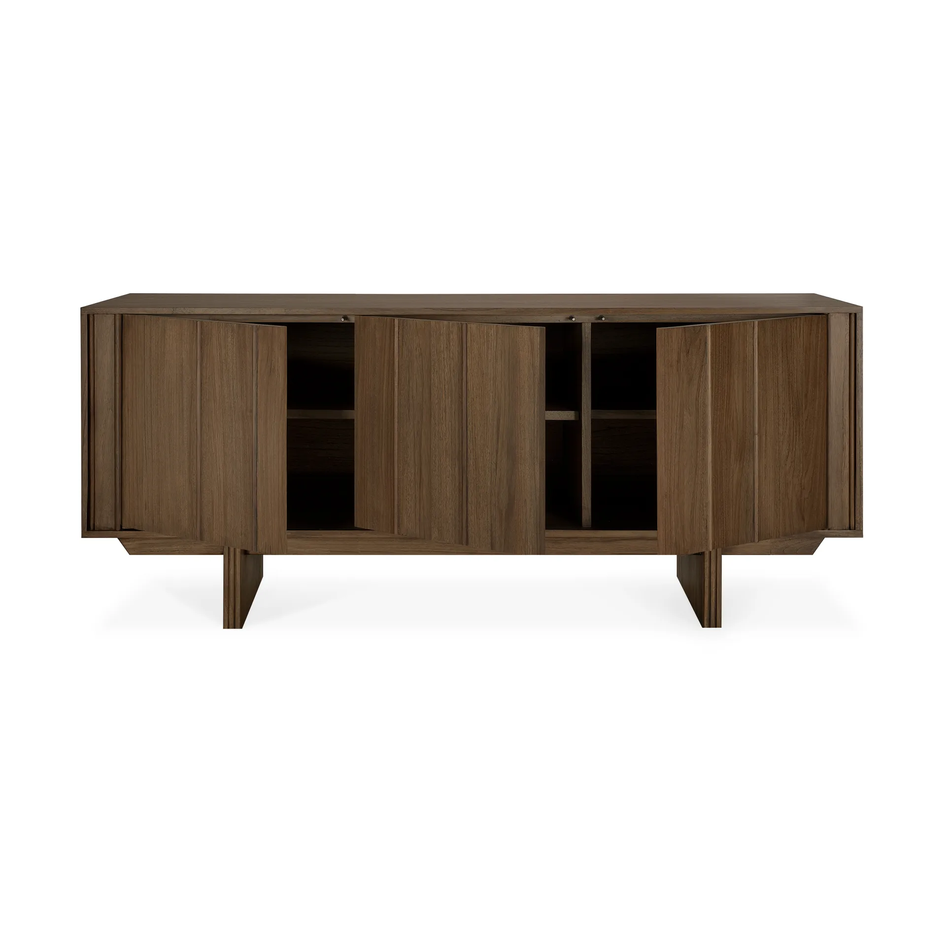 Pillar skjenk, Wild brown teak, 169 cm Ethnicraft