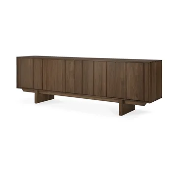 Pillar skjenk - Wild brown teak, 220 cm - Ethnicraft