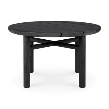Quatro outdoor salongbord svartbeiset teak - Ø 59 cm - Ethnicraft