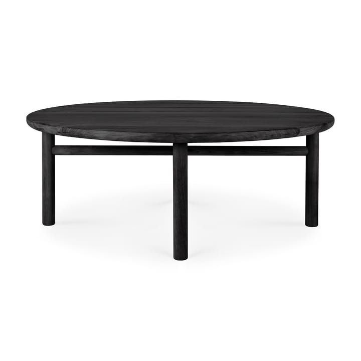 Quatro outdoor salongbord svartbeiset teak, Ø 95 cm Ethnicraft