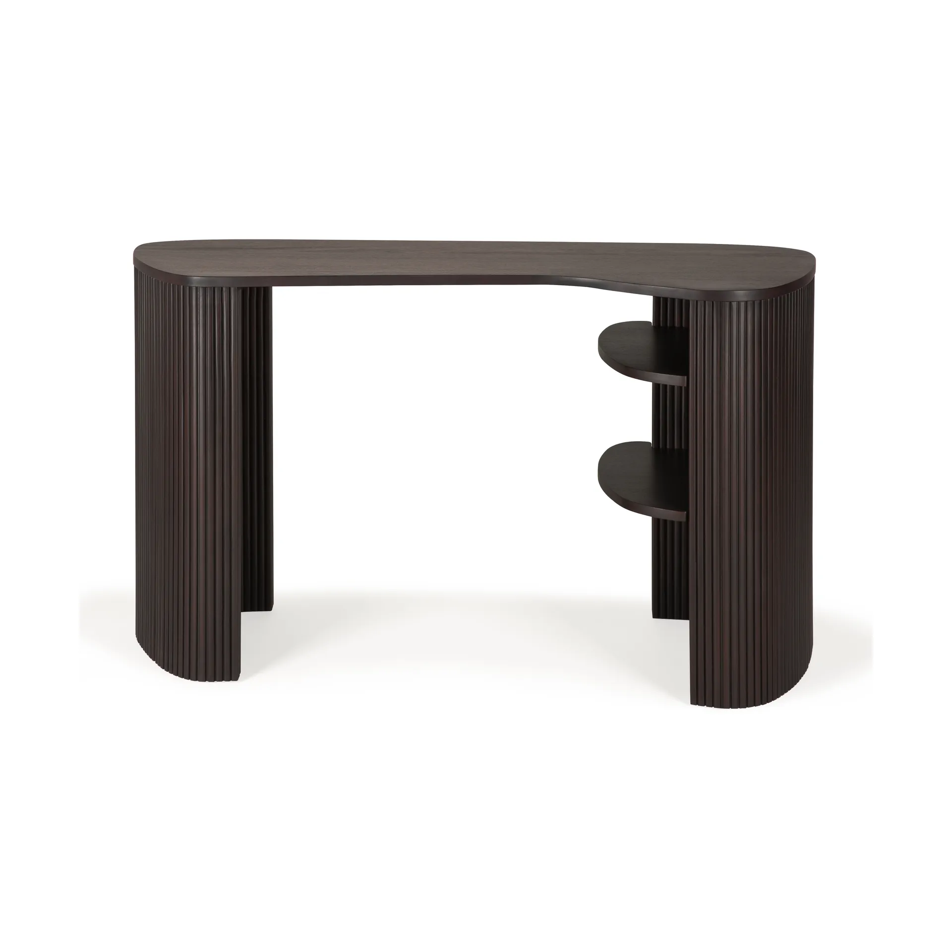 Roller Max skrivebord, Dark brown mahogny Ethnicraft