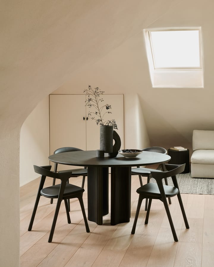 Roller Max spisebord Ø150 cm, Mørkebrunbeiset mahogny Ethnicraft