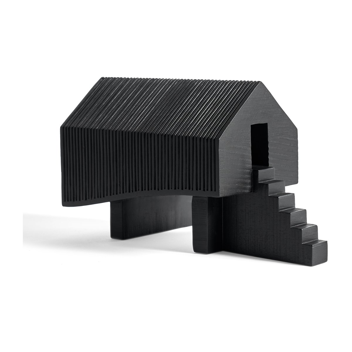 Ethnicraft, Stilt House skulptur svart lakkert mahogni