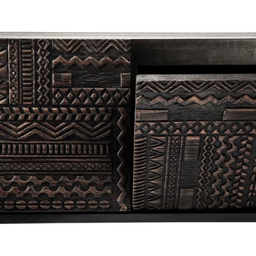 Tabwa mediebenk - Svart teak 41 x 160 cm - Ethnicraft