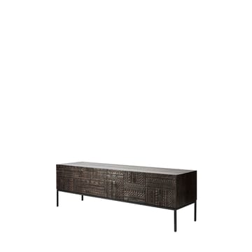 Tabwa mediebenk - Svart teak 41 x 160 cm - Ethnicraft