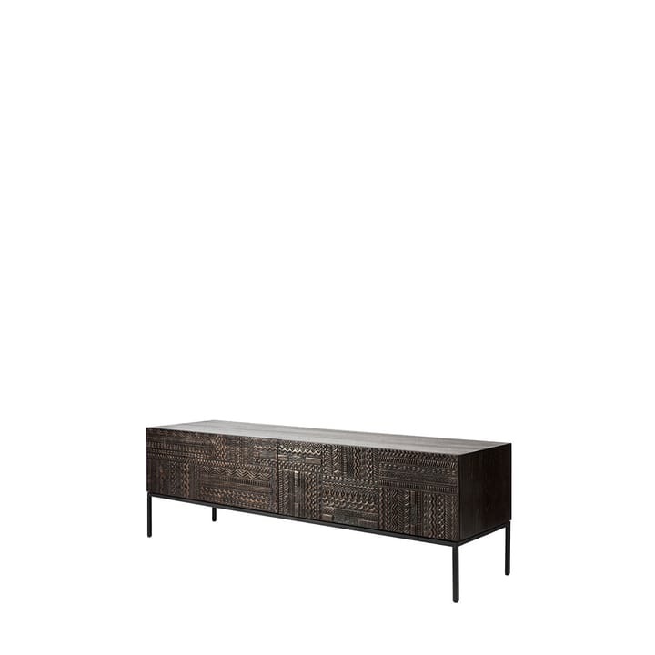 Tabwa mediebenk - Svart teak 41 x 160 cm - Ethnicraft
