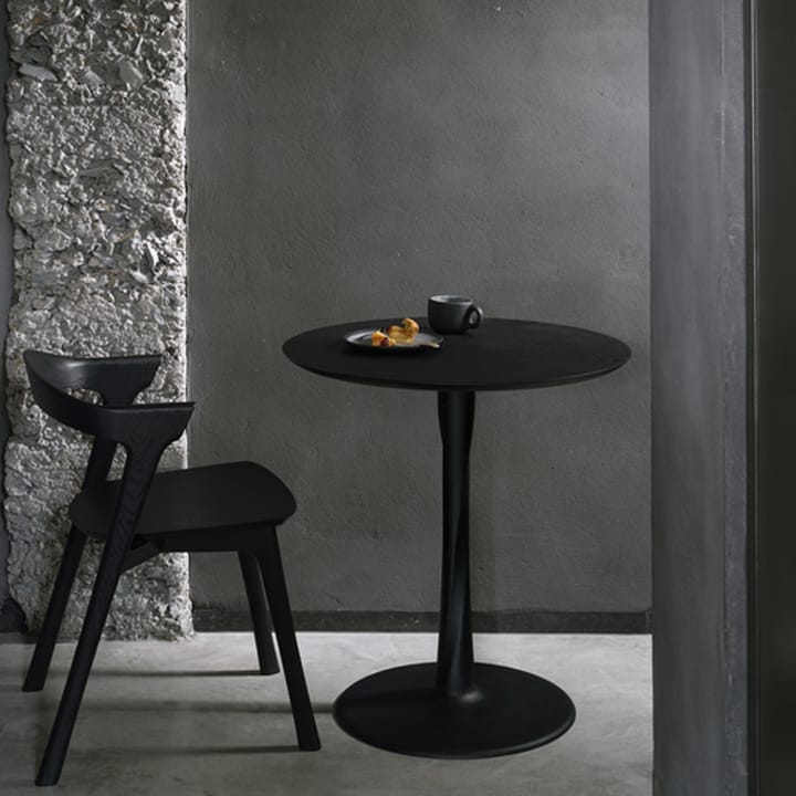 Torsion spisebord rundt hvitpigmentert hardvoksolje - Ø 127 cm - Ethnicraft