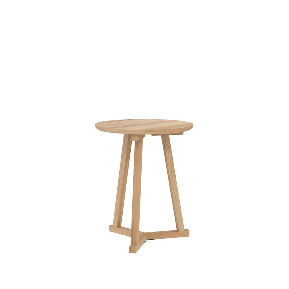 Bilde av Ethnicraft Tripod sidebord Oak-Wax oil small 56 x 46 cm