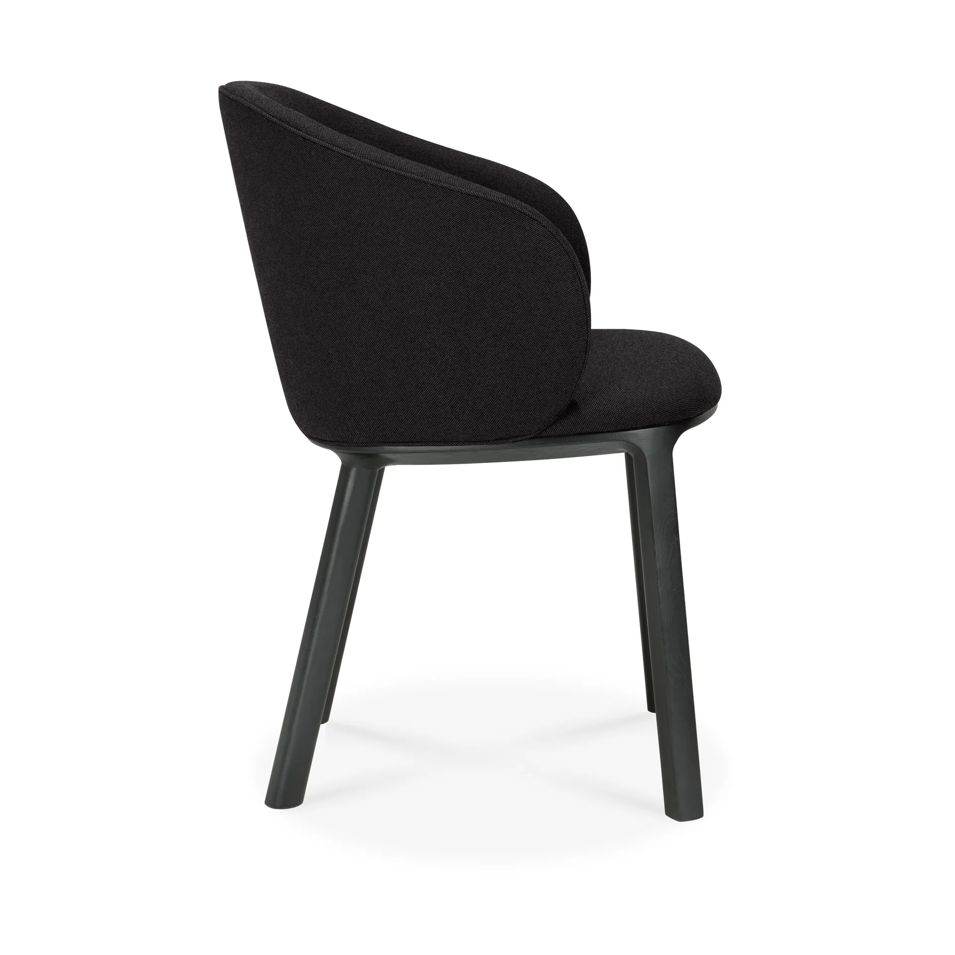 Unda stol, Svartlakert eik-charcoal Ethnicraft