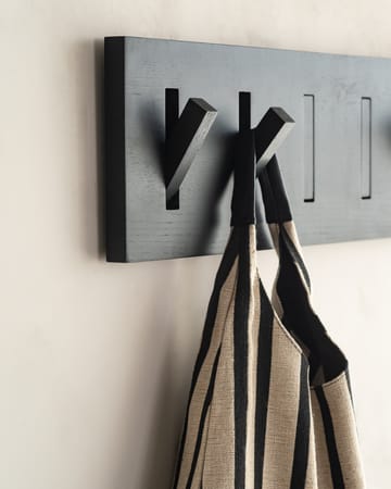 Utilitile wall hanger klesknagger - Lakkert eik – black – large - Ethnicraft