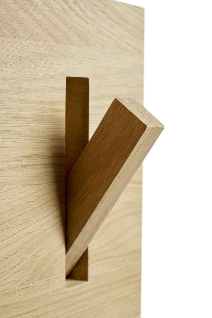 Utilitile wall hanger klesknagger, Lakkert eik-large Ethnicraft