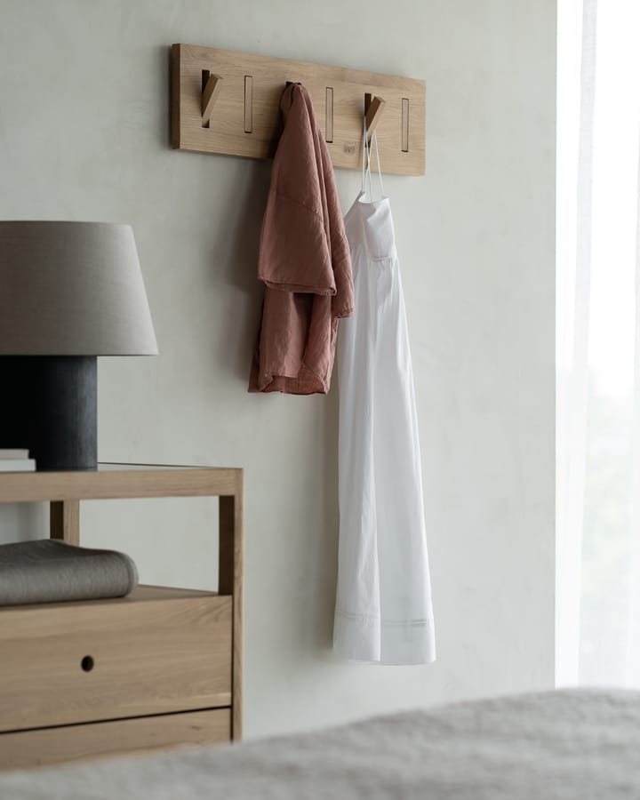 Utilitile wall hanger klesknagger, Lakkert eik-large Ethnicraft