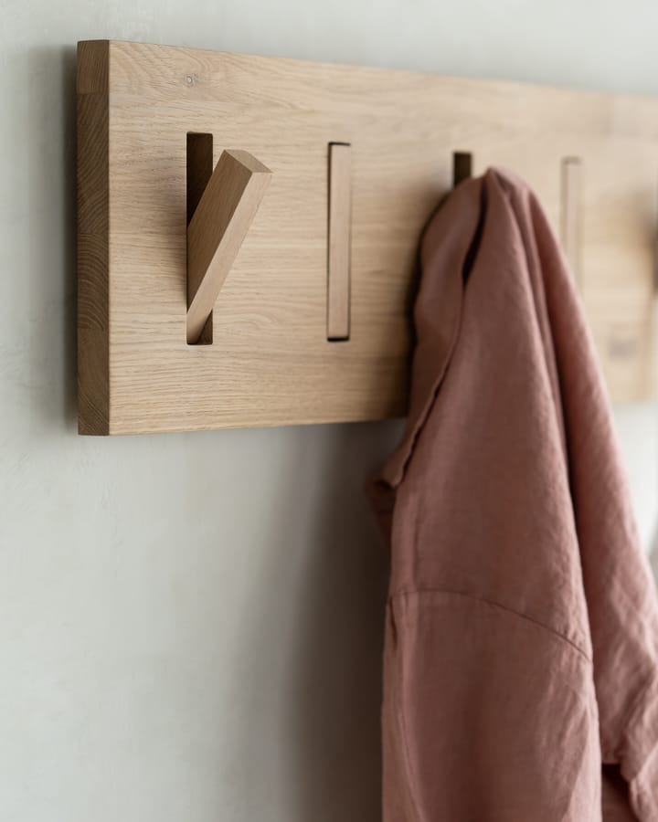 Utilitile wall hanger klesknagger, Lakkert eik-large Ethnicraft