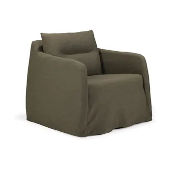 Weave loungestol avtagbart trekk - Green - Ethnicraft