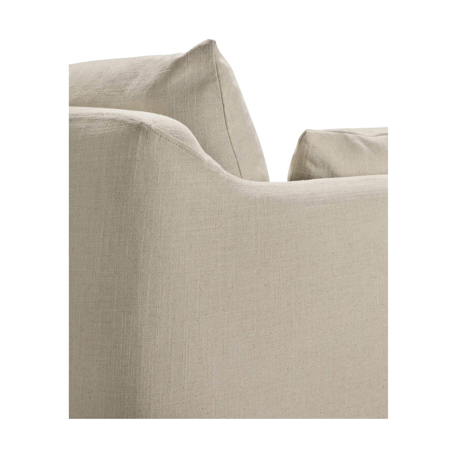 Weave sofa avtakbart trekk, Bone, 3-seter Ethnicraft