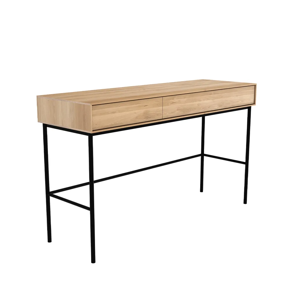 Whitebird skrivebord 77 x 127 cm, Eik 2 dører Ethnicraft