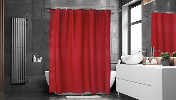 Match Duschdraperi 200x240 cm, ekstra høy (rød) Etol Design