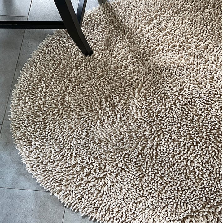 Rasta rund gulvteppe Ø120 cm, Natur Etol Design