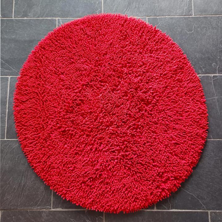 Rasta rund gulvteppe Ø120 cm - Rød - Etol Design