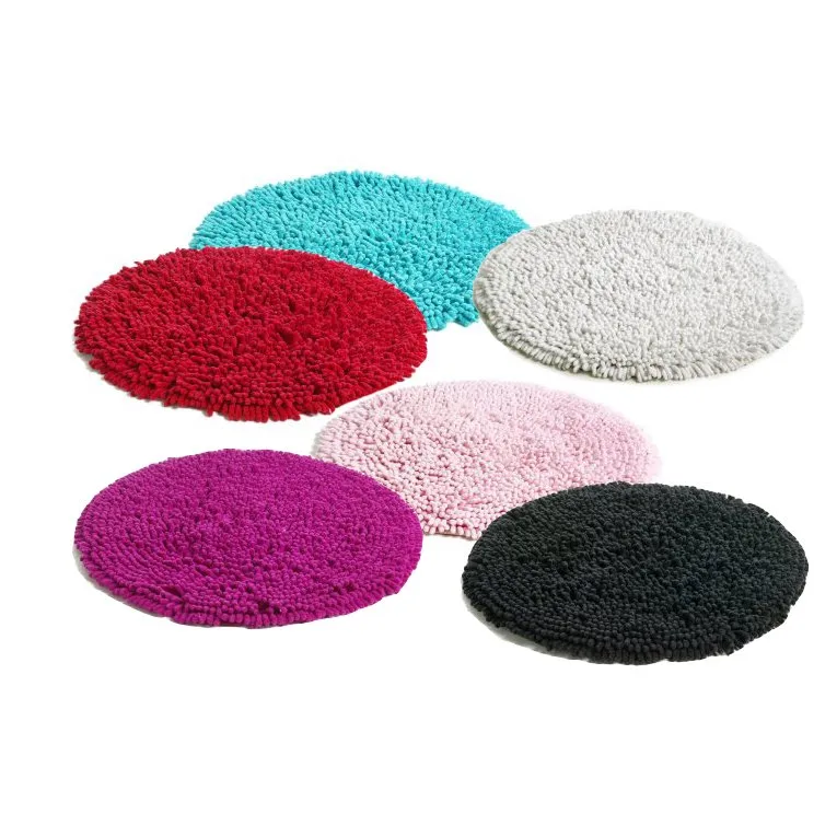 Rasta rund gulvteppe, svart Etol Design