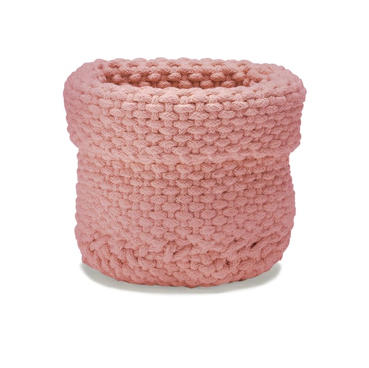 Rope oppbevaringskurv - Dusty pink - Etol Design