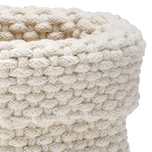 Rope oppbevaringskurv, naturhvit Etol Design