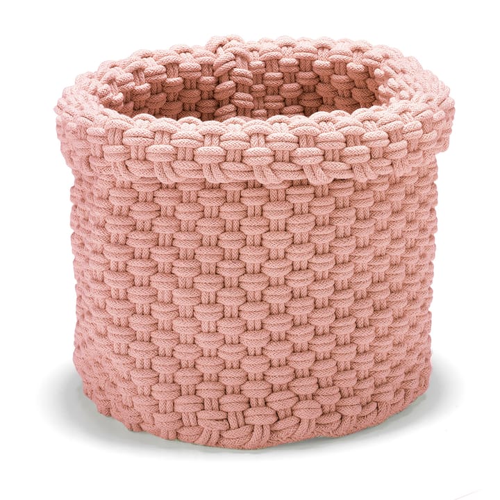 Rope Storage kurv stor - Dusty pink - ETOL Design