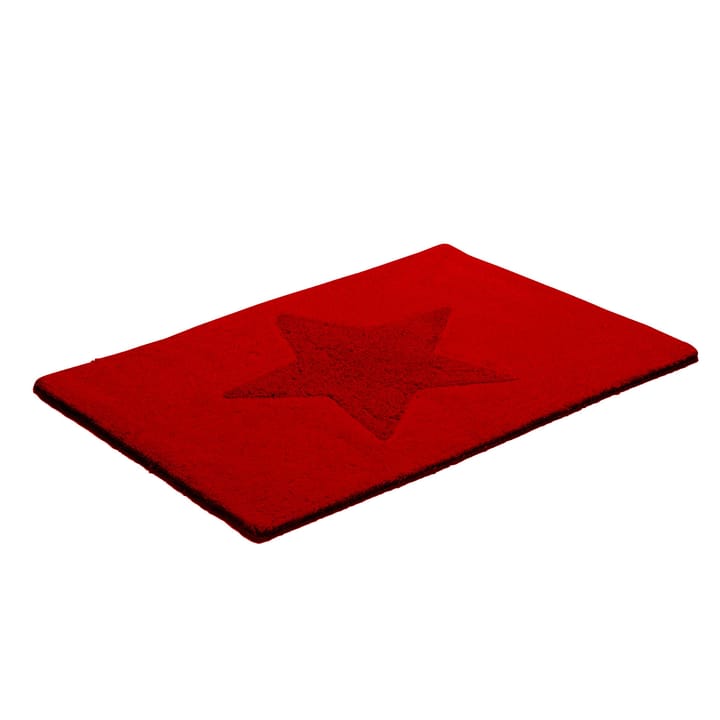 Star liten gulvteppe - rød - Etol Design