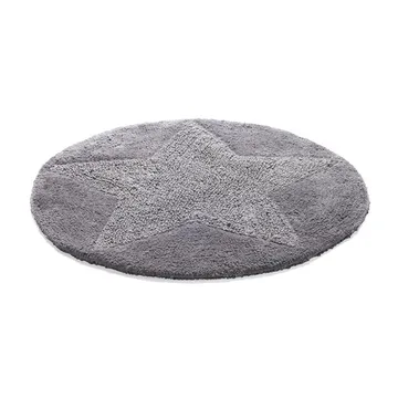 Star rund gulvteppe - grafittgrå - Etol Design