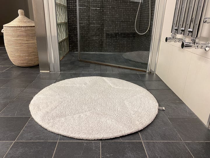 Star rund gulvteppe, hvit Etol Design