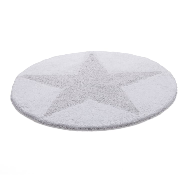 Star rund gulvteppe - hvit - Etol Design