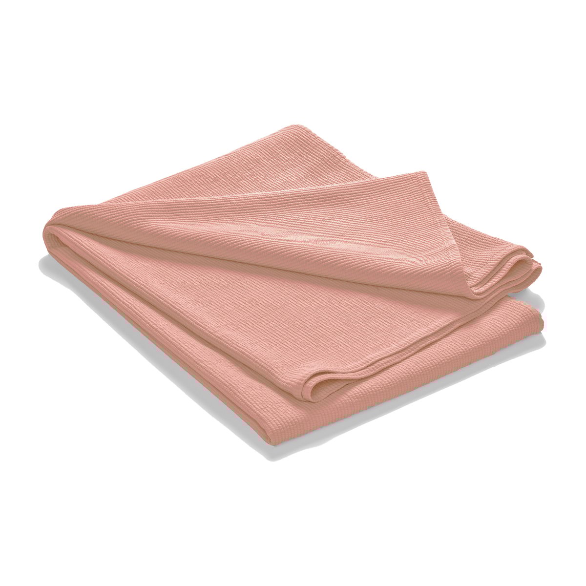 Bilde av Etol Design Stripe sengeteppe steinvasket bomull 260 x 260 Dusty rose