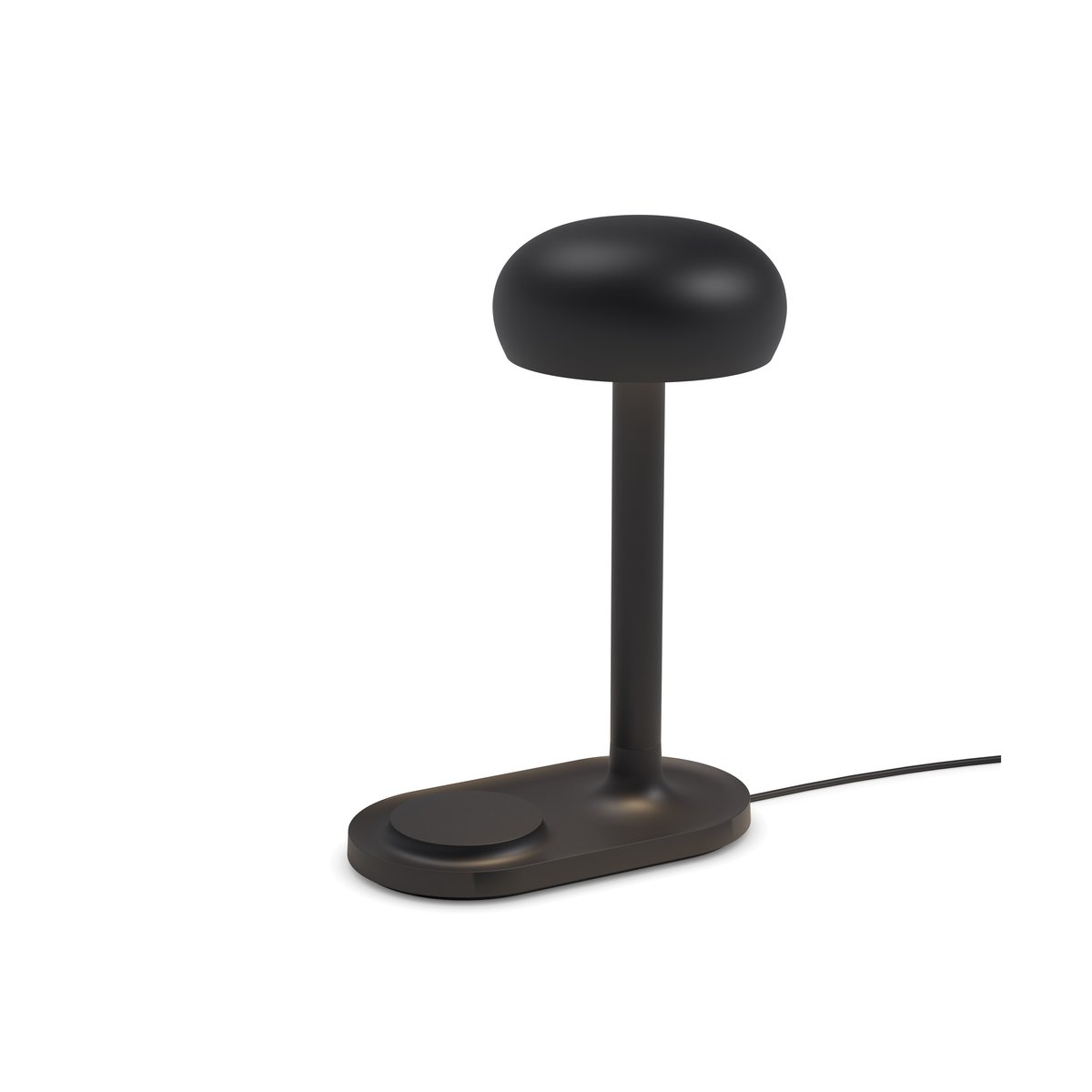 Eva Solo Emendo bordlampe med Qi-lader Black | Skandinavisk Design | Bordlamper | Svart