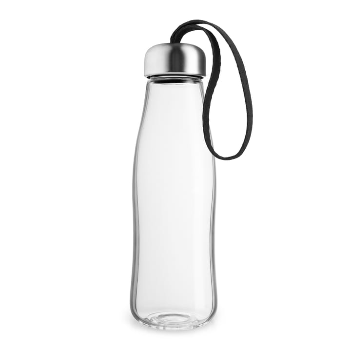 Eva Solo drikkeflaske i glass 0,5 L - Black - Eva Solo