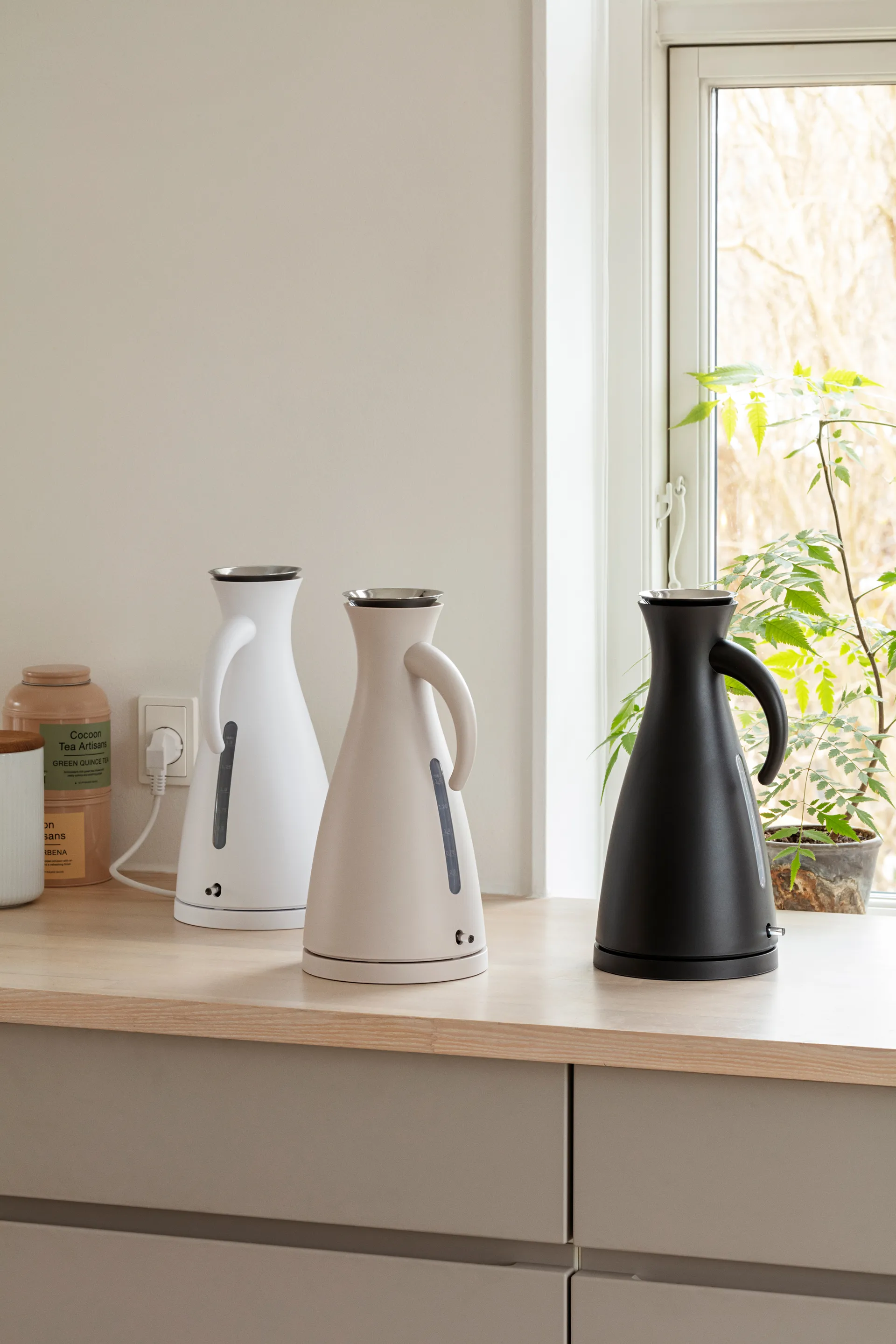 Eva Solo elektrisk vannkoker 1,5 liter, Matt White Eva Solo