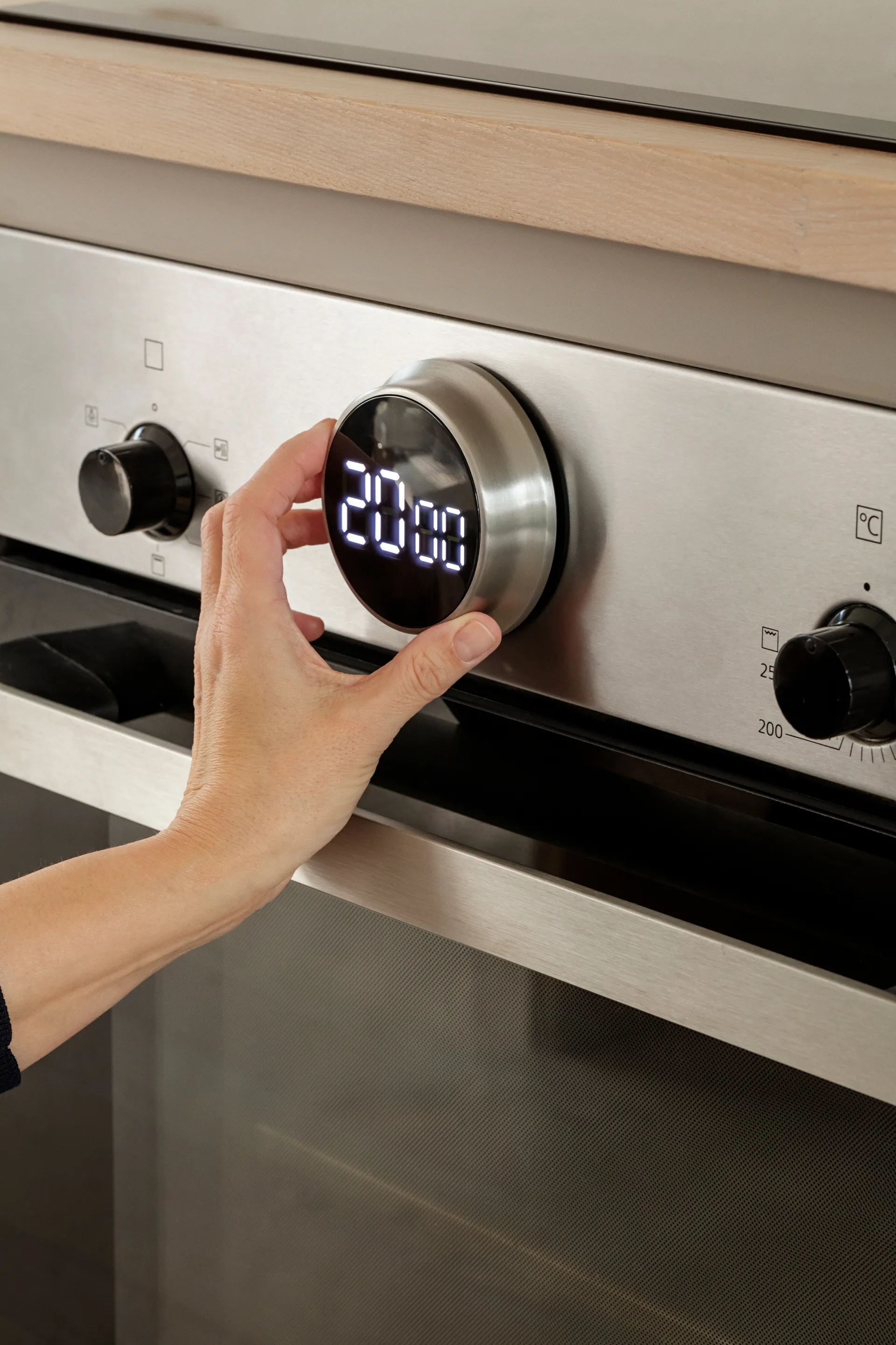 Eva Solo magnetisk timer, Brushed steel Eva Solo