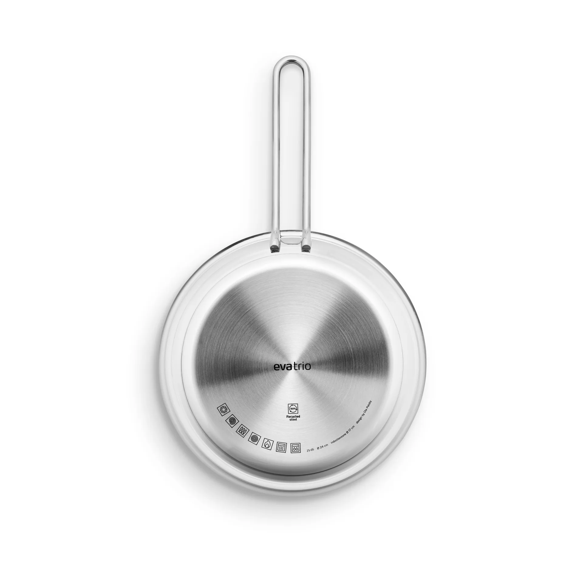Eva Solo steel base stekepanne, Stainless steel, Ø24 cm Eva Solo