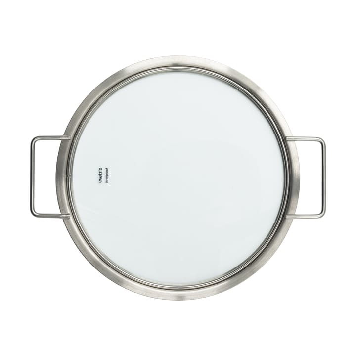 Eva Trio glasslokk resirkulert rustfritt stål, Ø24 cm Eva Solo
