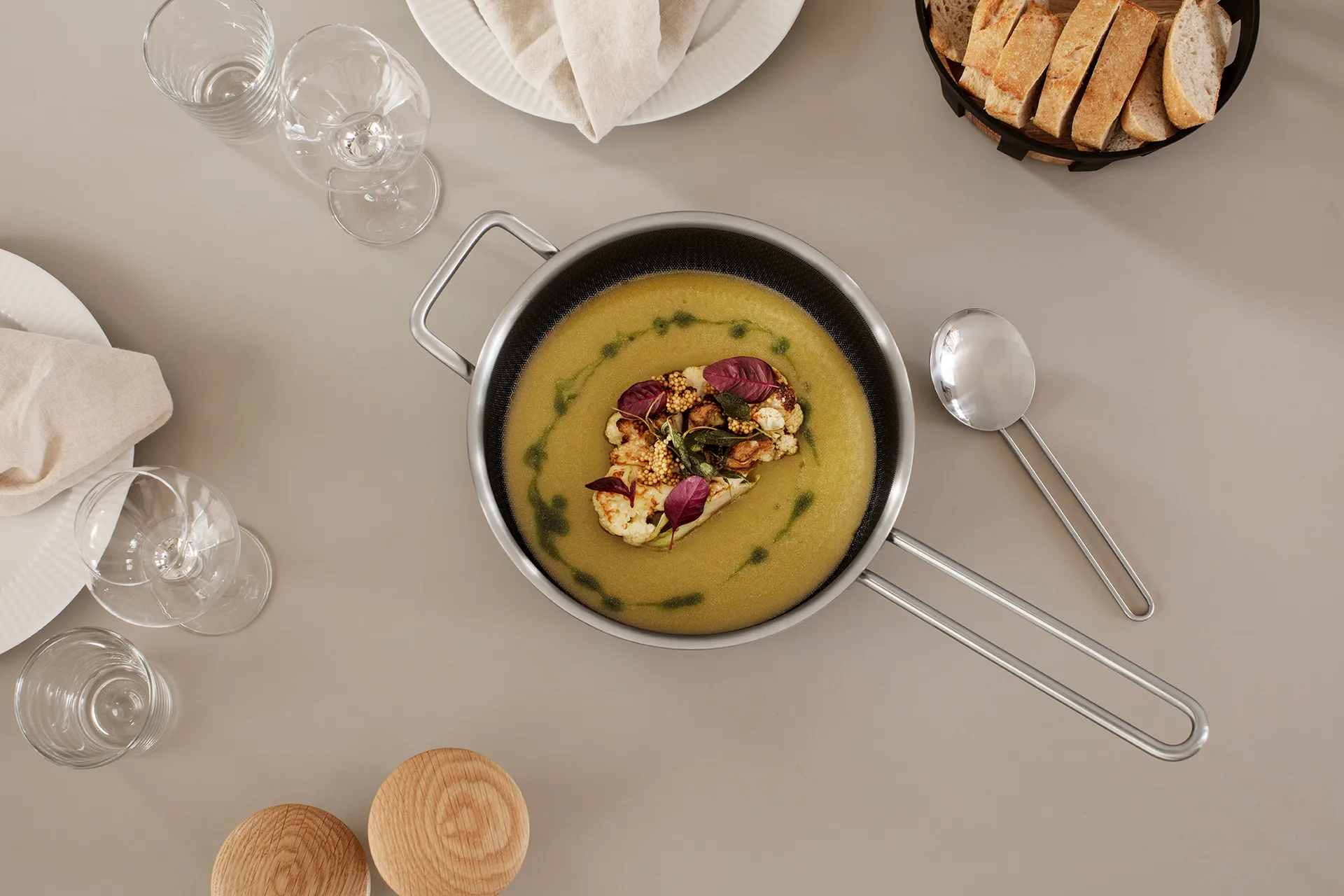 Eva Trio Multi sauteuse Mosaic Slip-Let, 24 cm Eva Solo