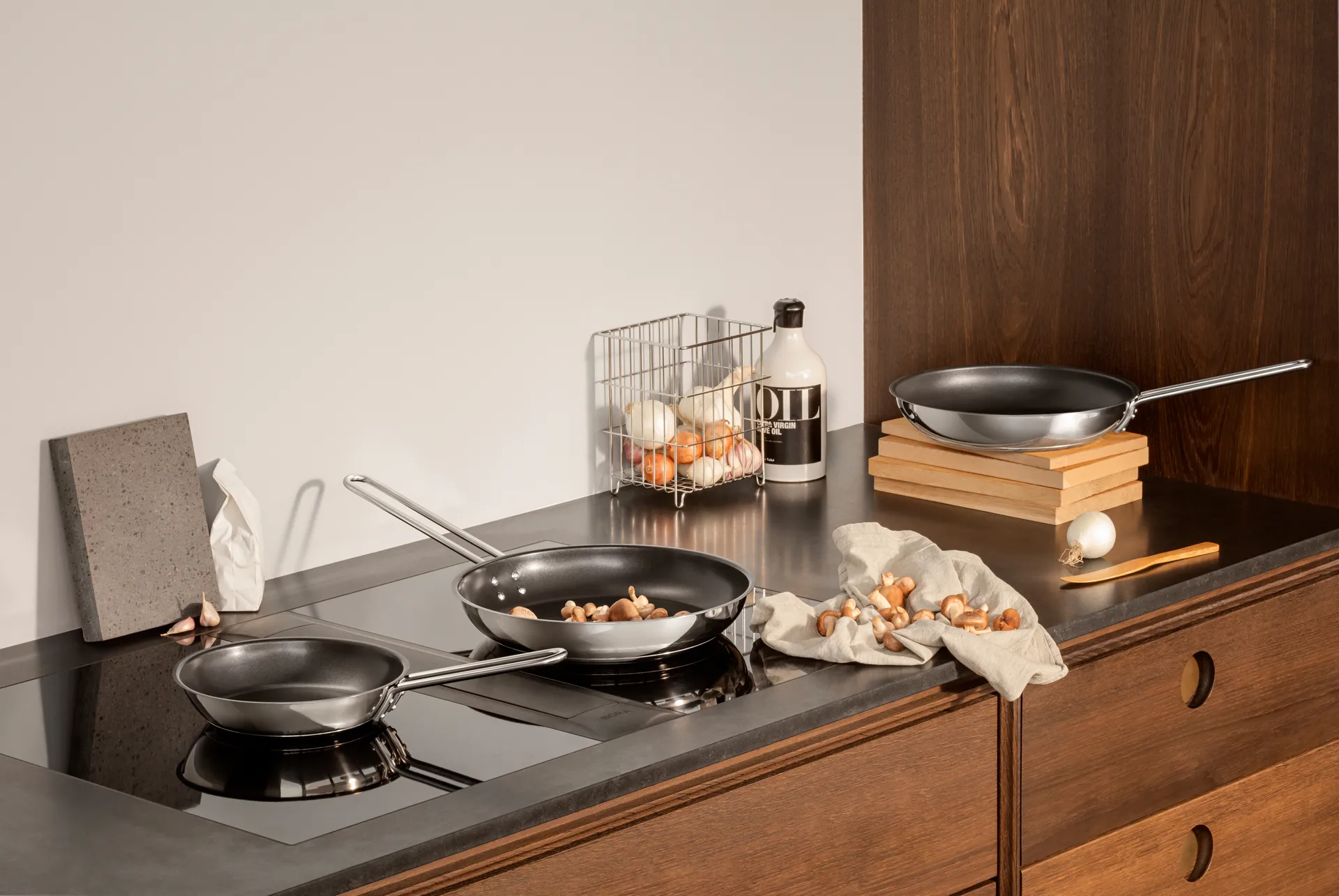 Eva Trio Rustfritt Stål Slip-Let stekepanne, 20 cm Eva Solo