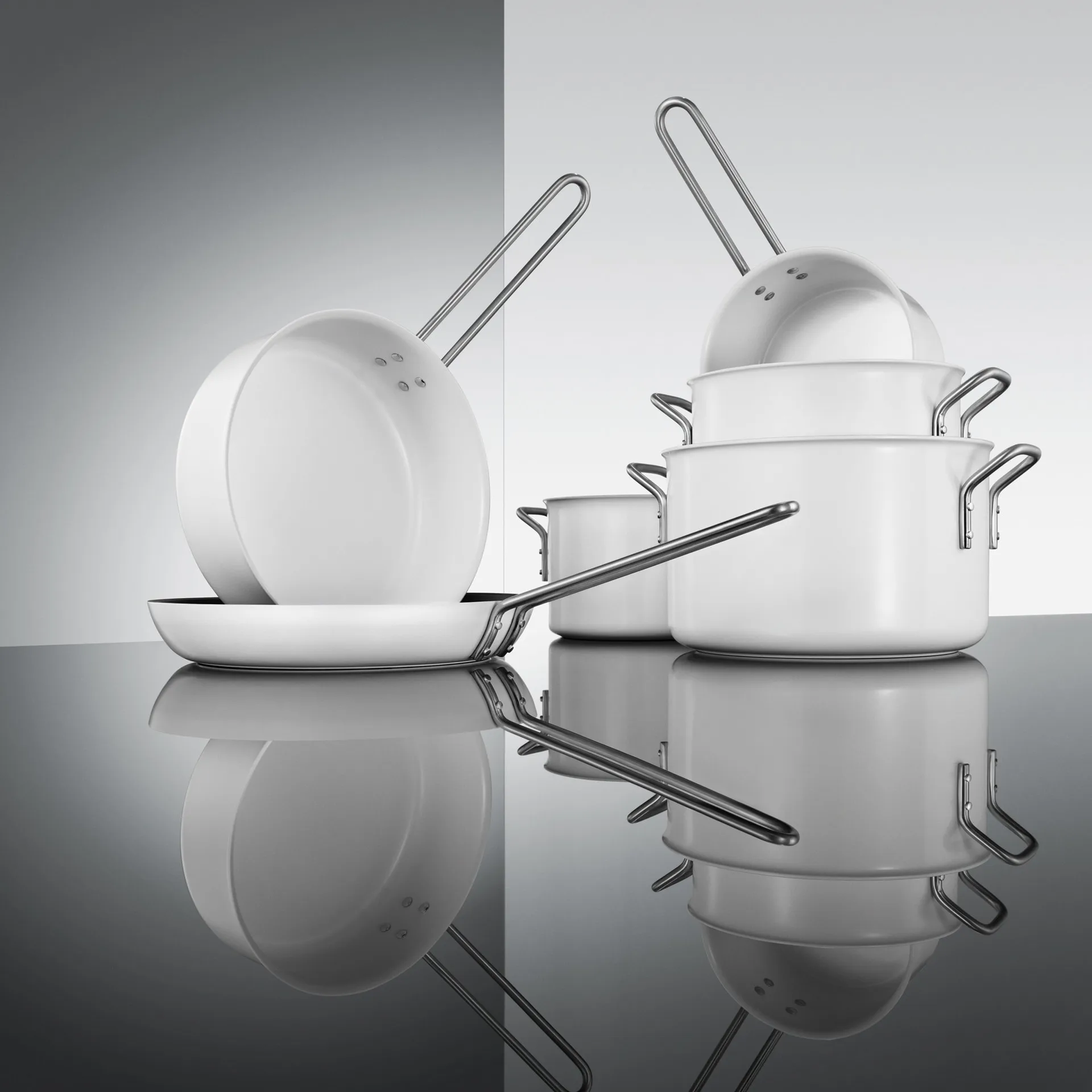 Eva Trio White Line gryte, 7 l Eva Solo