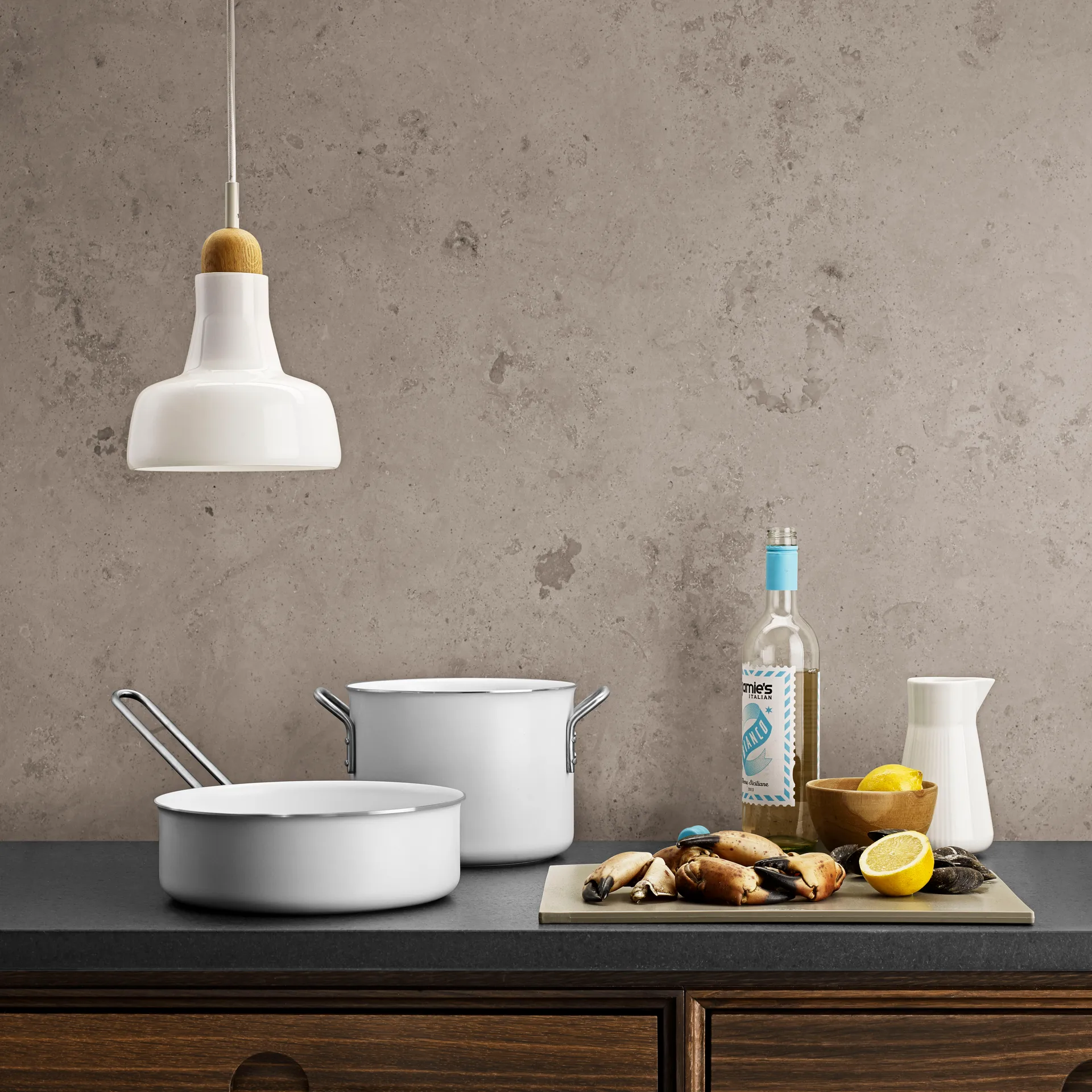 Eva Trio White Line traktørpanne, 24 cm Eva Solo